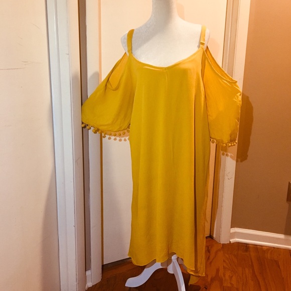 mlle gabrielle yellow dress